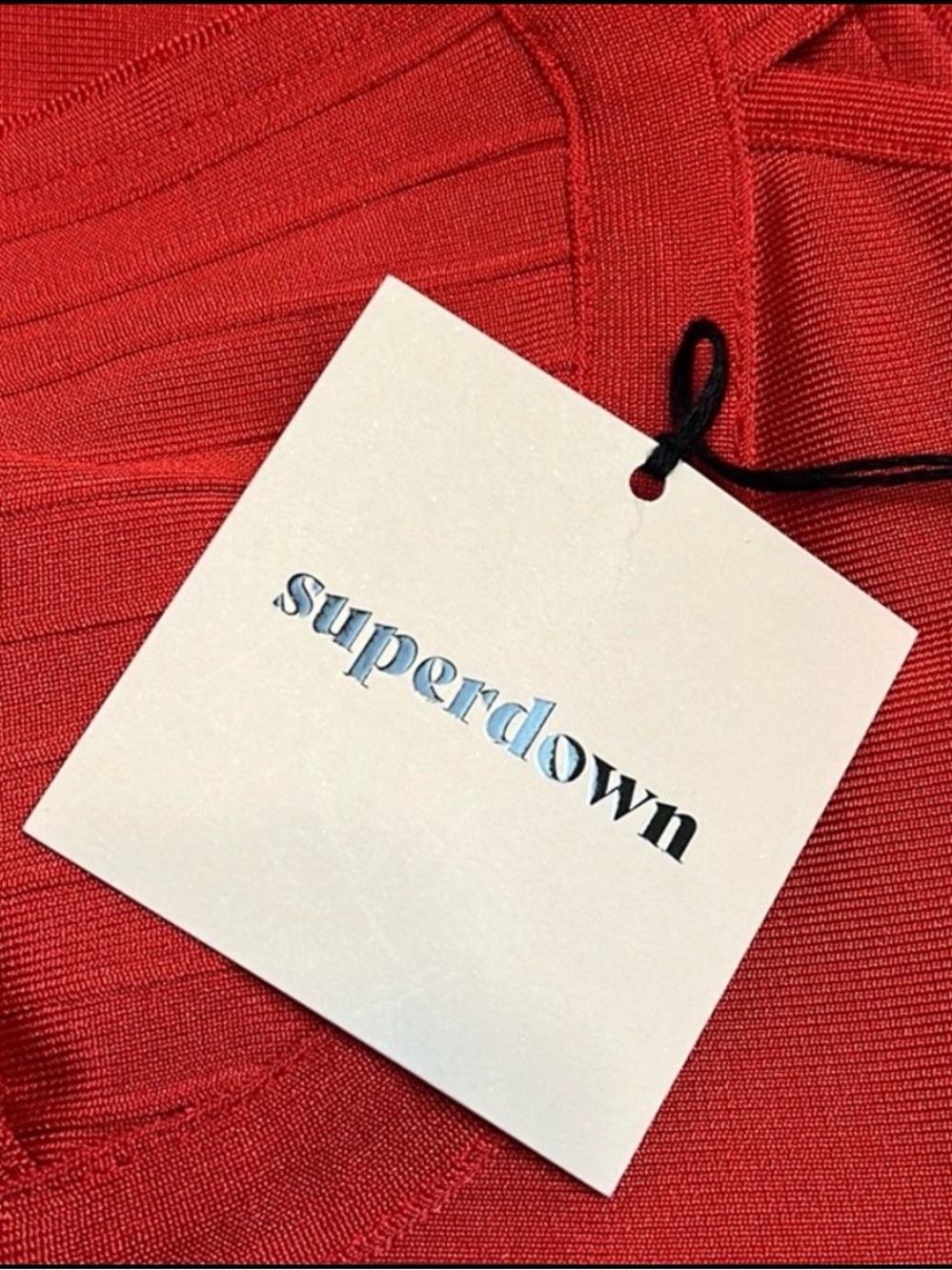 superdown Red Mini Bodycon Dress - Picture 8 of 8